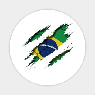 Brazil Football Magnet